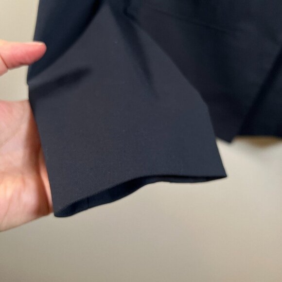 Tommy John Go Anywhere Tech Stretch Blazer Jacket Womens Size Large Black Work - Picture 8 of 11